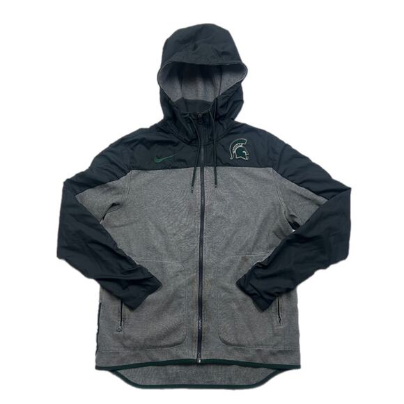 Nike Michigan State Spartans Zip-Up Hoodie - Picture 1 of 11